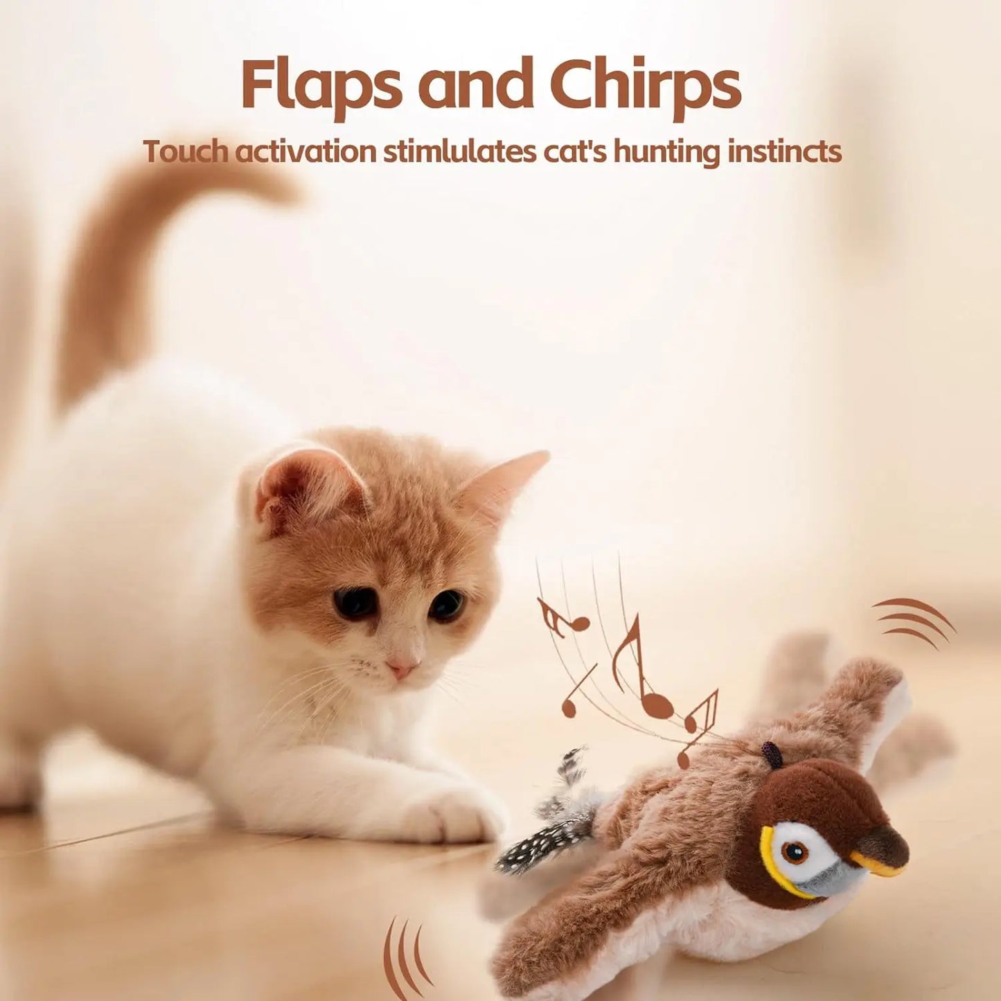 Flap N Chirp Cat Toy