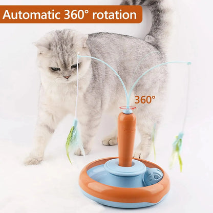 Interactive rotating toy