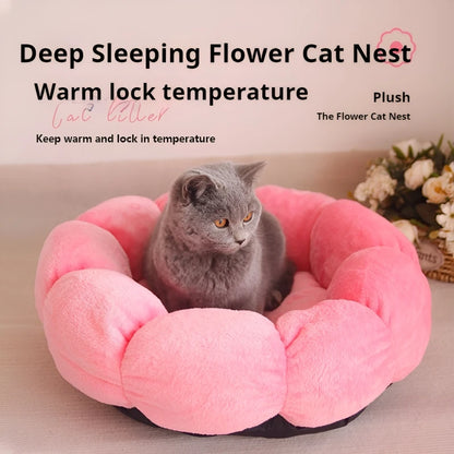 Cat Bed Petal Shaped