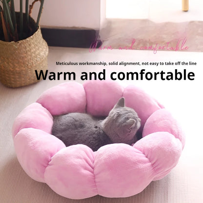 Cat Bed Petal Shaped