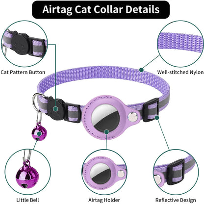 Reflective with Air-Tag holder collar