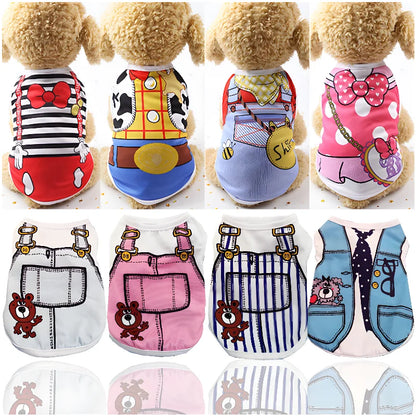 Soft cartoon drawings vest