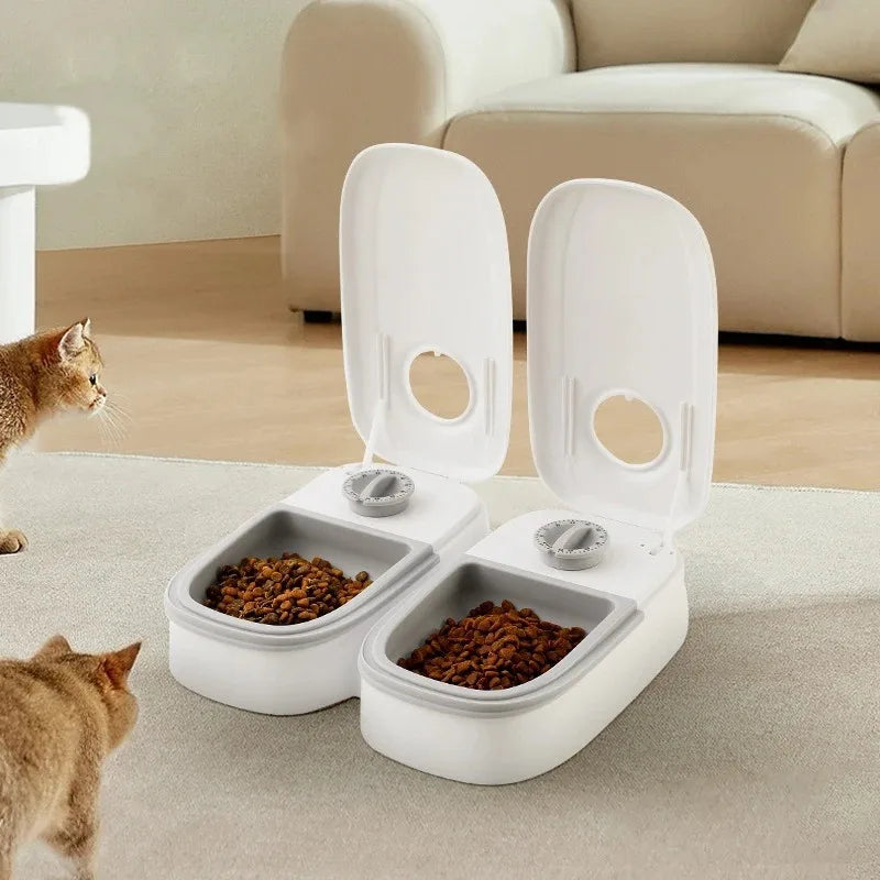 2 Meals automatic pet feeder